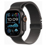APPLE Watch Ultra 2 GPS + Cellular 49mm Black Titanium Case / Black Titanium Milanese Loop - L sportinis laikrodis MX5V3EL/A