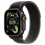 APPLE Watch Ultra 3 GPS + Cellular 49mm Black Titanium Case with Black/Charcoal Trail Loop - M/L sportinis laikrodis MF1H4ET/A