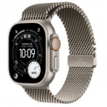 APPLE Watch Ultra 3 GPS + Cellular 49mm Natural Titanium Case with Natural Titanium Milanese, M sportinis laikrodis MEWY4ET