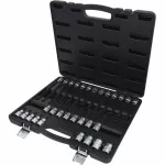 1/2&acute;&acute; bit socket set for hexagon socket screws, 30 pcs, KS Tools