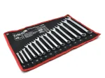 Kombinuotų veržliarakčių rinkinys 6&ndash;27 mm, 15 vnt., CrV TVARDY T00655
