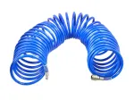 Spiralinė pneumatinė žarna PU 8 &times; 12 mm, 15 m, EURO jungtys G01161
