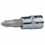 Antgalis galvutė 1/4" CHROMEplus PH1, KS Tools