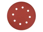 &Scaron;lifavimo popieriaus diskai su 8 angomis 190 mm P180, 100 vnt. GEKO G78824