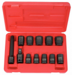 1/2" &scaron;e&scaron;iakampė smūginė galvutė, trumpa, KS Tools