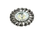 Kūginis nerūdijančiojo plieno vielos &scaron;epetys, 100 mm, 6 mm kotas GEKO G00629
