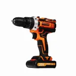 Akumuliatorinis gręžtuvas suktuvas 20 V su 2 akumuliatoriais ir priedais KD3086