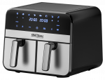 Bealiejė kar&scaron;to oro gruzdintuvė Air Fryer 9 l 2500W su dviem kameromis + LCD KD4180