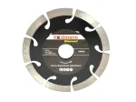 Juodas segmentinis deimantinis diskas Heidmann, 125 &times; 22,2 &times; 10 mm