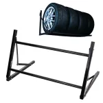 Sulankstomas sieninis padangų laikiklis 81&ndash;120 cm, 100 kg GEKO G71255