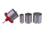 Deimantinių gręžimo karūnų rinkinys, 33&ndash;73 mm, 4 vnt.