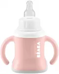 Beaba 3-in-1 mokomasis puodelis, old pink