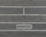 Plytų imitacinė medžiaga (&bdquo;Lankstus klinkeris&ldquo;) Antracite 01 (m2)