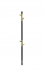 Elektrinis rank&scaron;luosčių džiovintuvas Domoletti PREMIUM, aukso/juoda, 6 cm x 140 cm, 45 W