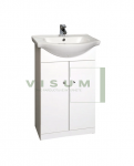 Vonios spintelė Deftrans Nice 50, balta, 25.6 cm x 50 cm x 80 cm