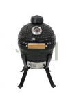 Grilis Kamado Bono Picnic, juoda, 32 cm