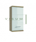 Vonios spintelė Deftrans Bari, balta/medžio, 24.7 cm x 35.1 cm x 71.8 cm