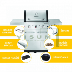 Dujinis grilis Char-Broil Professional Pro S 3 rinkinys