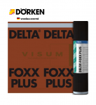 Difuzinė plėvelė DELTA-FOXX&reg; PLUS, 270 g/m&sup2; du lipnūs kra&scaron;tai 75m&sup2;