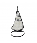 Pakabinamas krėslas Domoletti, juoda sp.