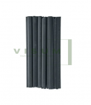 Tvoros juostos klipsai 20 vnt 190 mm RAL7016 Pilka
