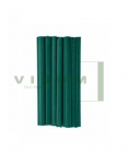 Tvoros juostos klipsai 20 vnt. 190 mm RAL6005 Žalia