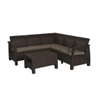 Lauko baldai Keter Allibert G F SET 227815, rudas, 1-5 vietų