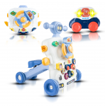 Lavinamasis daugiafunkcis stumdukas paspirtukas kūdikiams, 5in1