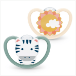 NUK silikoniniai čiulptukai, 6-18 mėn., 2vnt.