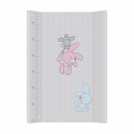 CebaBaby vystymo lenta Comfort, zuikiai, pilka trumpa, kieta 70 cm