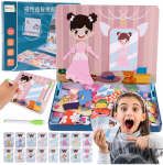 Malplay magnetinė Montessori dėlionė Papuo&scaron;k mergaitę