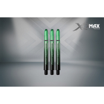 Smiginio strėlyčių koteliai XQ Max 48mm Green 3vnt