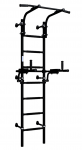 Sporto kompleksas (gimnastikos sienelė) SANRO S10 juoda, 222x41cm