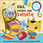 EIK&Scaron;,PELYTE,PAS SENELĘ  KNYGELĖ SU ATVERČIAMAIS LANGELIAIS