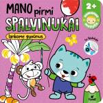 MANO PIRMI SPALVINUKAI. LANKOME GYVŪNUS užduočių knygelė
