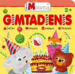 KI&Scaron;KUTIS MIKUTIS. GIMTADIENIS Spalvinimo knygelė