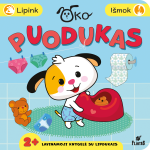 OKO PUODUKAS užduočių knygelė su lipdukais