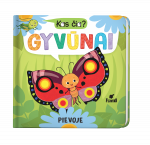 KAS ČIA? PIEVOJE paveikslėlių knygelė