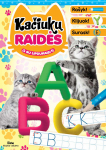 KAČIUKŲ RAIDĖS. Užduočių knygelė su lipdukais