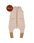 Molis&Co pižama - miegmai&scaron;is su kojytėmis ir atverčiamomis kojinėmis TOG 0.5 Sand Stripes