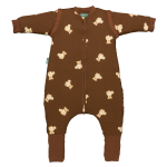 Molis&Co pižama - miegmai&scaron;is su rankovėmis, kojytėmis ir atverčiamomis kojinėmis TOG 1 Teddy Mocca