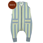 Molis&Co pižama - miegmai&scaron;is su kojytėmis TOG 0.5 Green & Blue Stripes