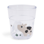 Done by Deer vaiki&scaron;ka stiklinė Glass L Tiny farm Sand (180 ml)