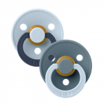 BIBS čiulptukų rinkinys 1 dydis (0 - 6 mėn.) Fusion Baby Blue Petrol Mix