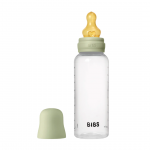 BIBS plastikinis buteliukas nuo dieglių 270 ml (Sage) pilnas komplektas