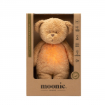 Moonie 2.0 migdukas Organic Humming Bear - Cappuchino su garso įra&scaron;ymo funkcija