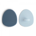 Mushie &scaron;epetėlis luobelei Cradle Cap Brush Tradewinds/Periwinkle (2 vnt)