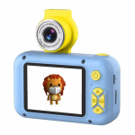 CP FL1 Kids HD 1080p fotoaparatas su atlenkiamu objektyvu ir &bdquo;MicroSD&ldquo; kortelės lizdu, 2 spalvoti LCD ekranai