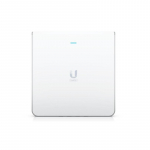 UniFi6 In-Wall. Wall-mounted WiFi 6 access point with a built-in PoE switch.