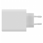&bdquo;Mophie&ldquo; sieninis adapteris USB-C PD DUAL 67W GAN EU (2xUSBC), baltas